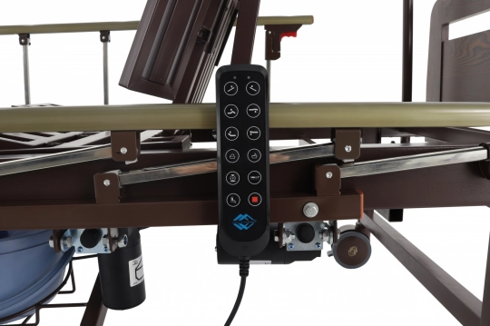 Кровать электрическая YG-3 (МЕ-5528Н-02) ЛДСП Венге с боковым переворач., с матрасом - 7